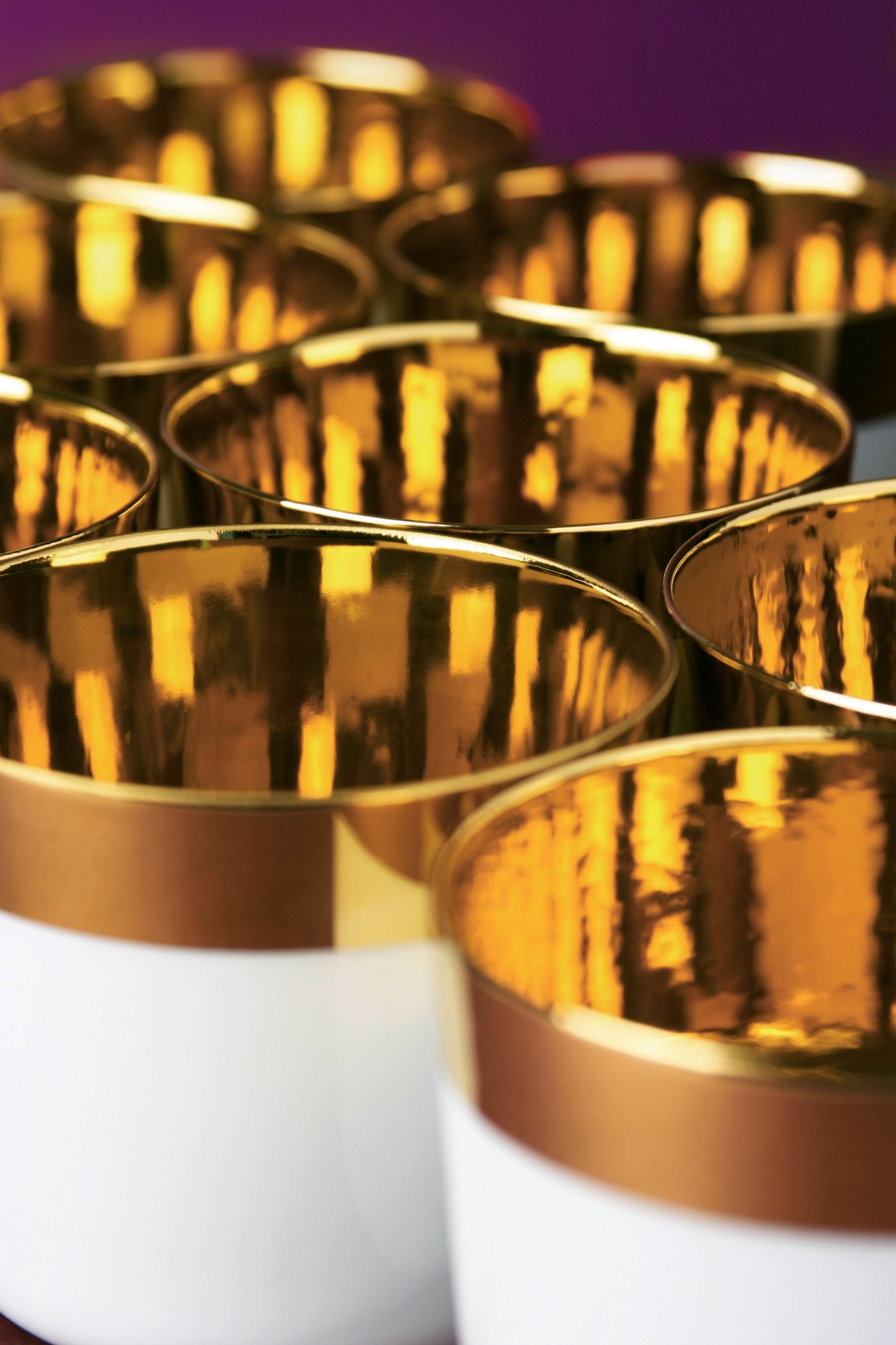 Sieger by Fürstenberg Champagnerbecher WHITE PLAIN - SERIE: SIP OF GOLD