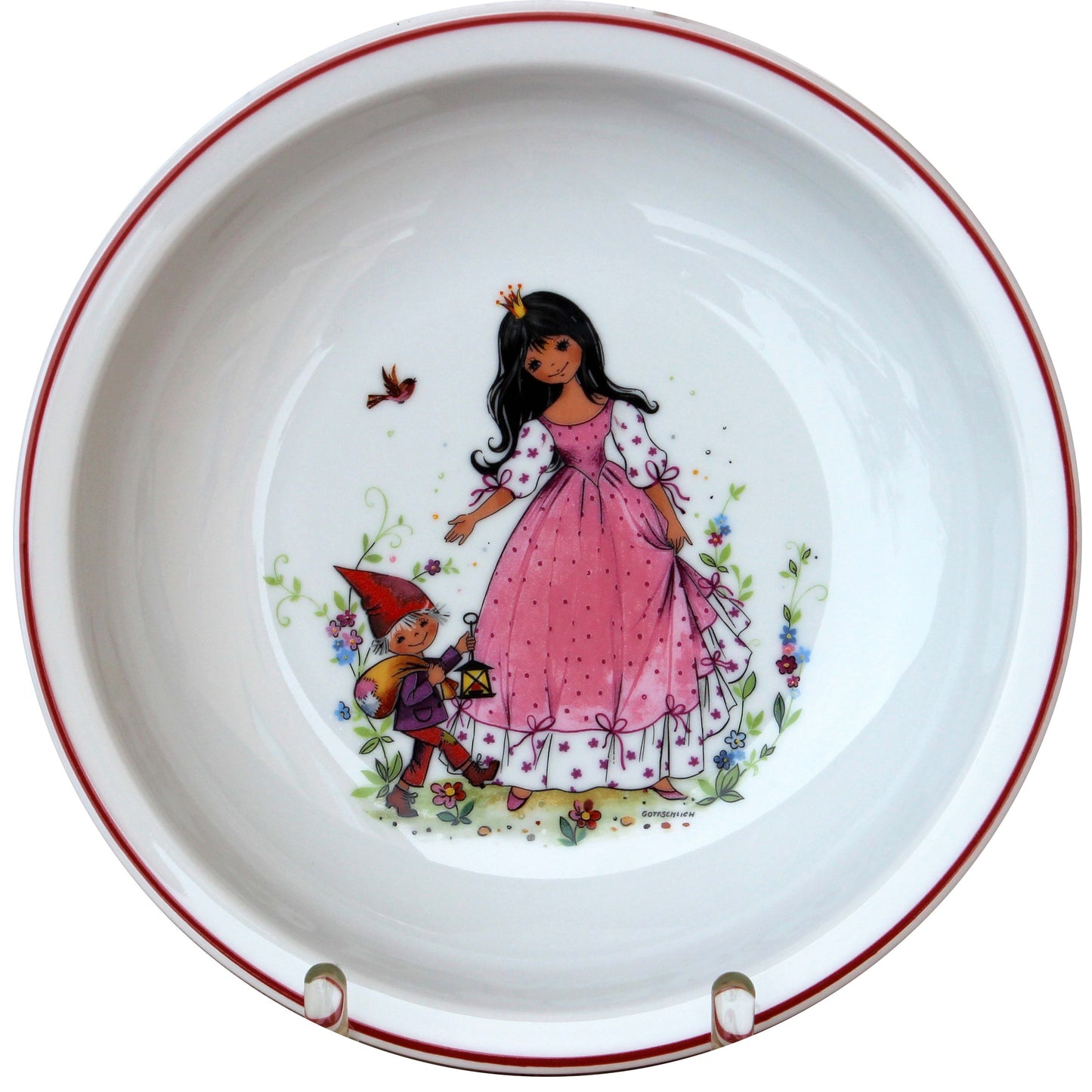 modernes Kindergeschirr Set Porzellan 3 teilig Schneewittchen