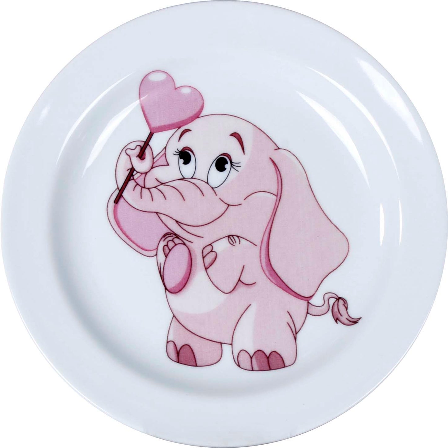 Kindergedeck 3-tlg. Porzellan liebender Elefant by L.E.R.D.93