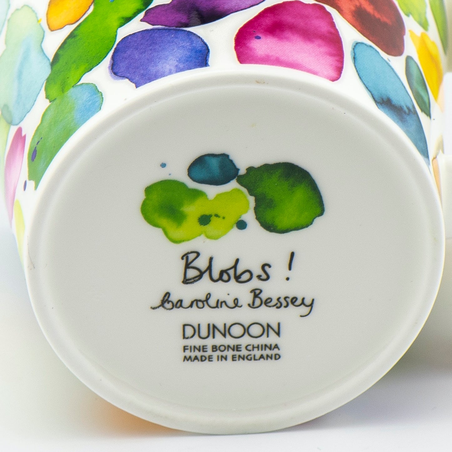 Dunoon Becher Teetasse Kaffeetasse Cairngorm Blobs grün