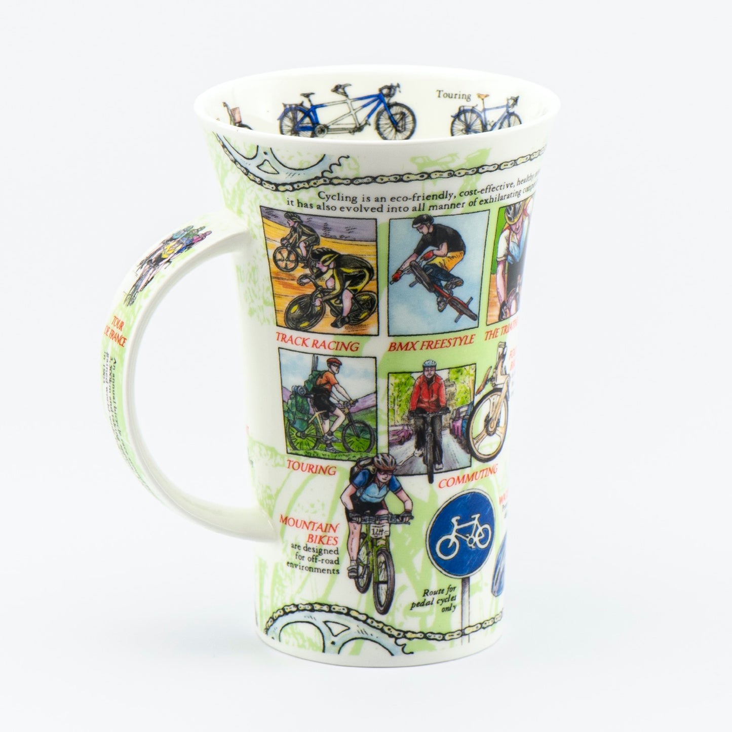Dunoon Becher Teetasse Kaffeetasse  Glencoe World of the Bike