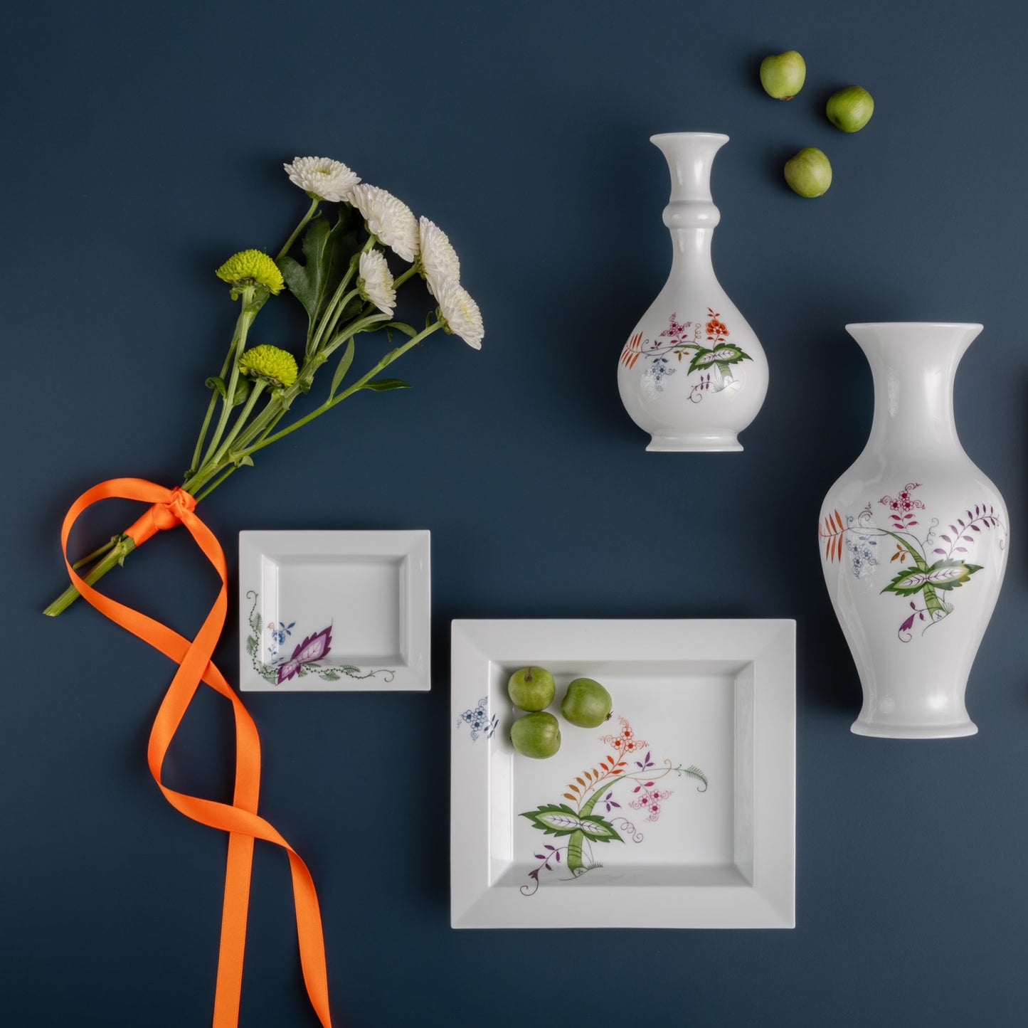 Vide-Poche, groß, "Rainbow Zwiebelmuster", 21 x 18,5 cm