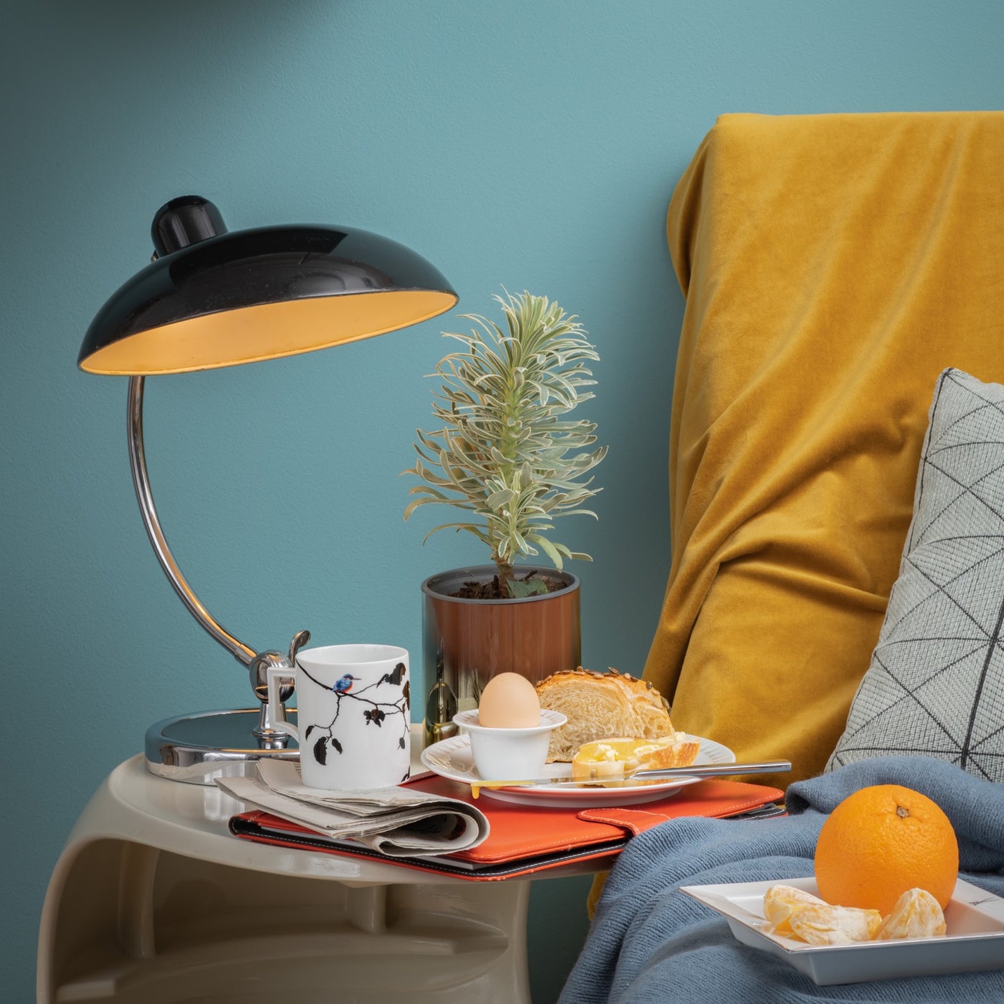 Henkelbecher, "The MEISSEN Mug Collection", "Kingfisher", Form "Berlin", V 0,25 l