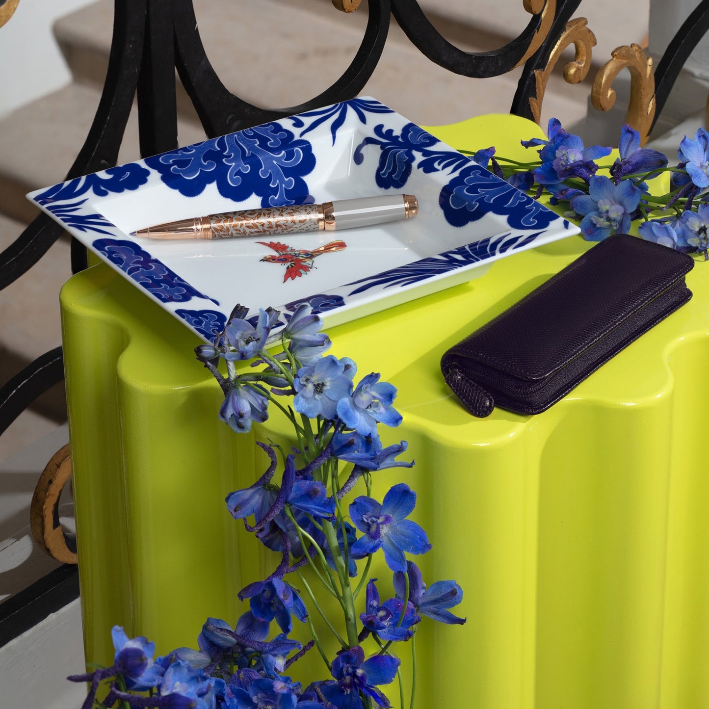 Vide-Poche, groß, "The MEISSEN Vide-Poche Collection", "Indian Bird", 21 x 18,5 cm