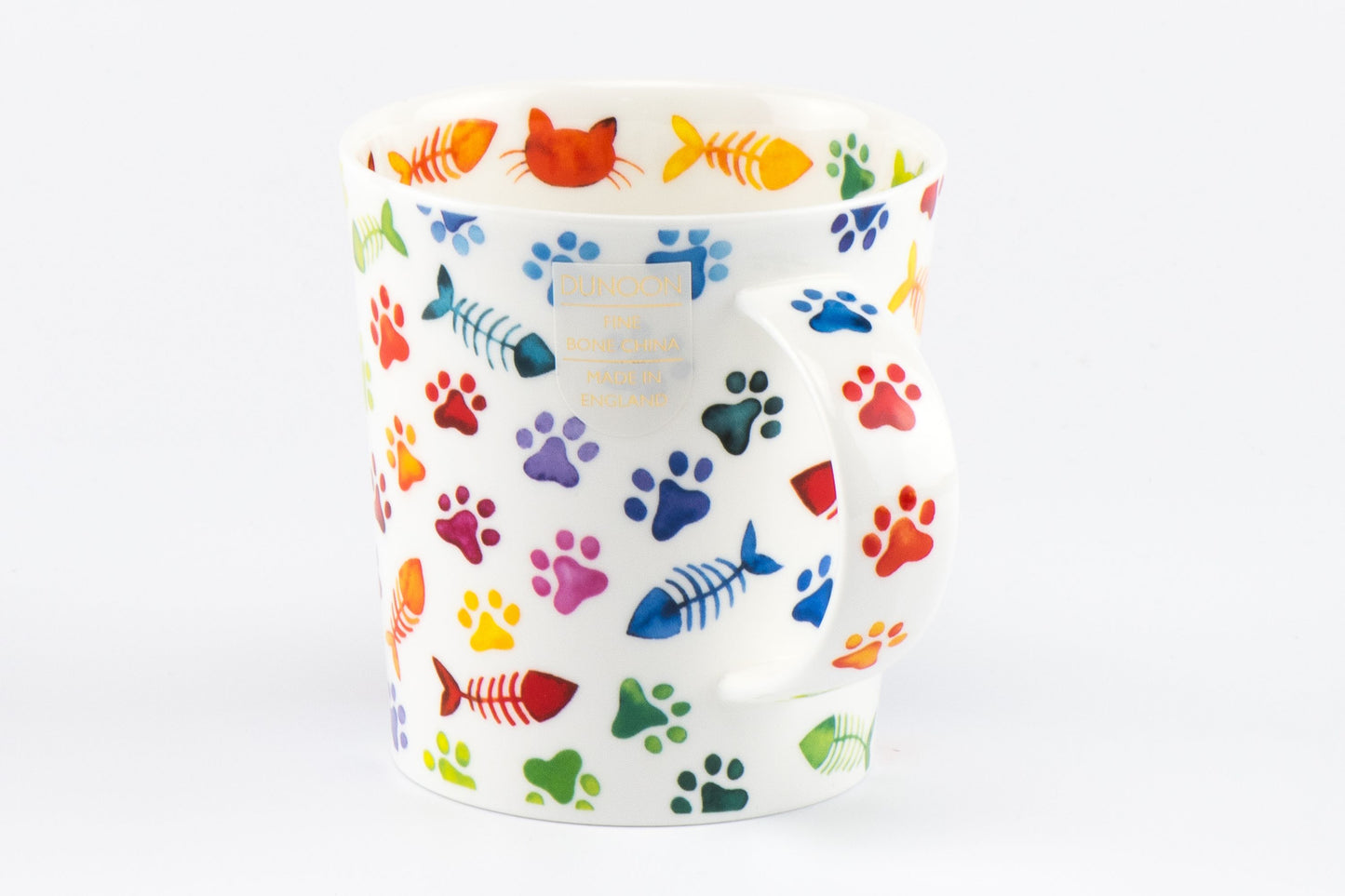 Dunoon Becher Teetasse Kaffeetasse Lomond Pawprints cat