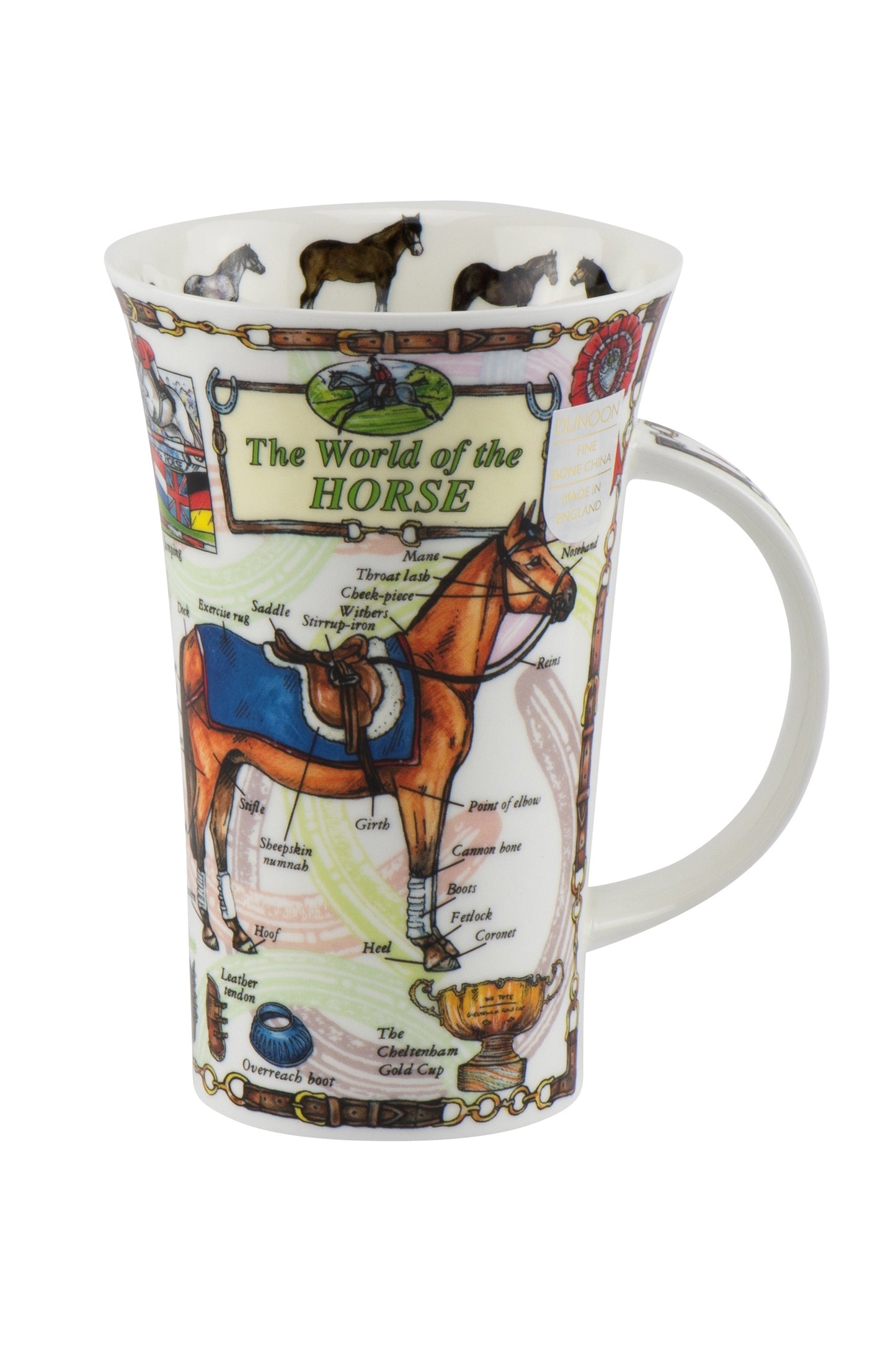 Dunoon Wissens-Becher Teetasse Kaffeetasse Glencoe Porzellan-Becher viele Dekore