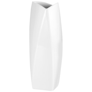 [10] Vase, Weiß, H 19 cm