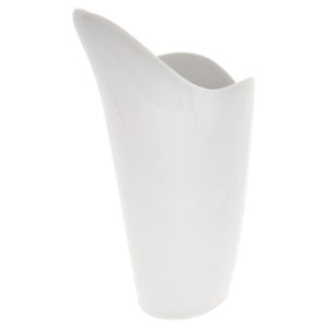 [20] Vase, Ying-Yang,hoch, Weiß, H 27,5 cm
