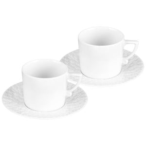 [10] Espressotassen-Set, 4-tlg., Weiß, Form "No 41, Royal Blossom"