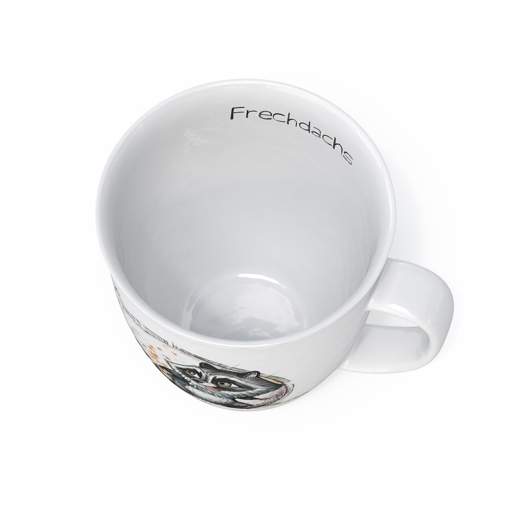 L.E.R.D.93 Tasse mit Waschbär und Bär Frechdachs Made in Germany Porzellan Becher