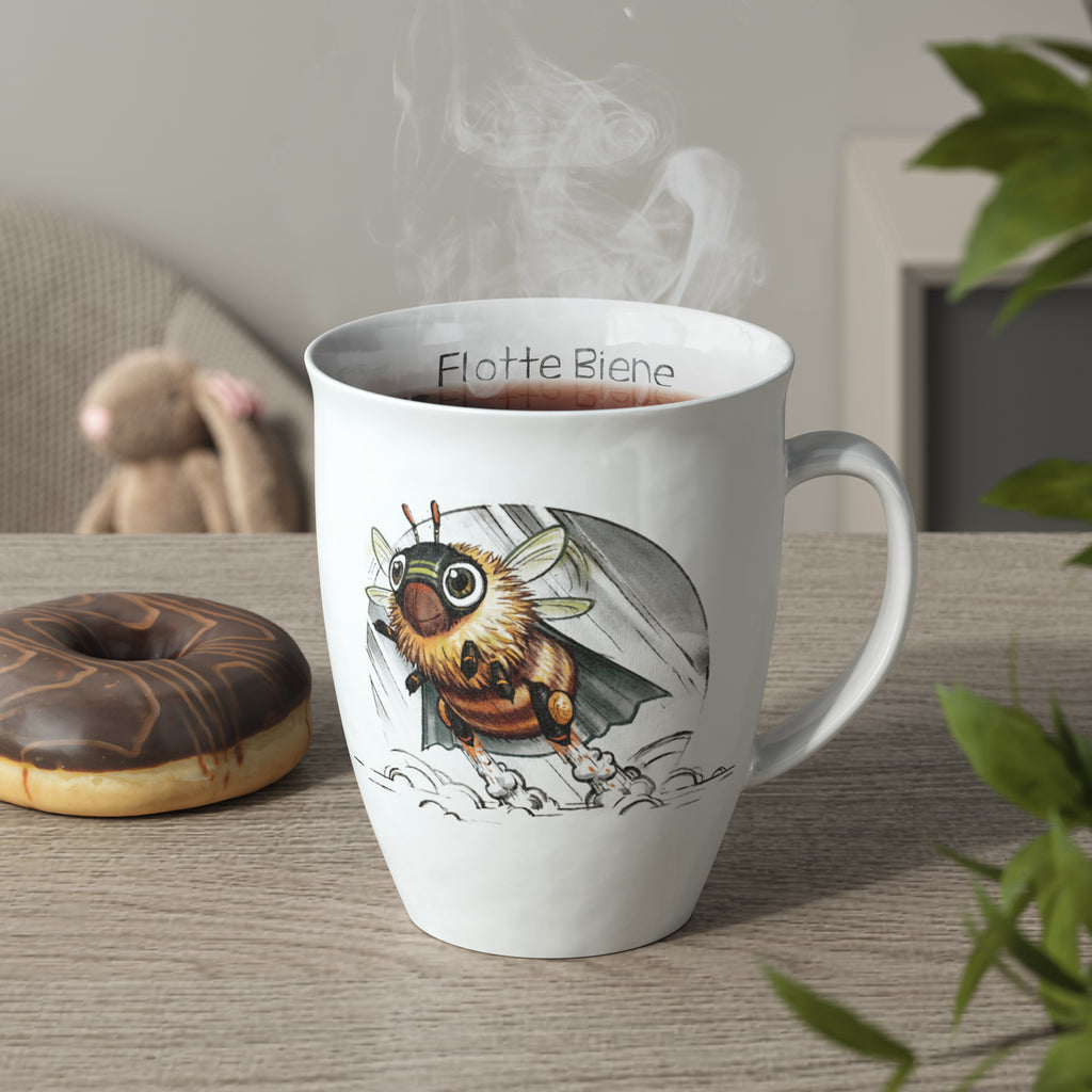 L.E.R.D.93 Tasse mit Bienchen Flotte Biene Made in Germany Porzellan Becher