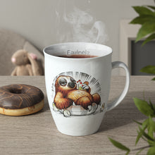 Load image into Gallery viewer, L.E.R.D.93 Tasse mit Faultier Faulpelz Made in Germany Porzellan Becher
