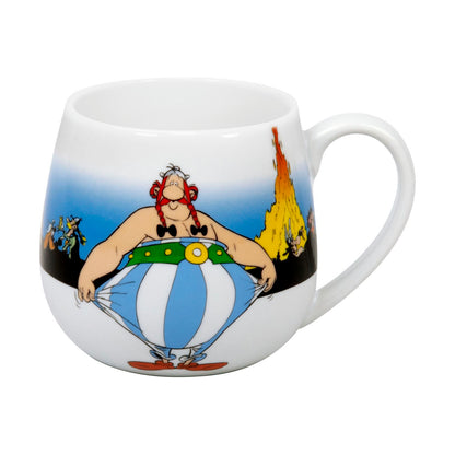 Kuschelbecher Asterix - Ich bin nicht dick!