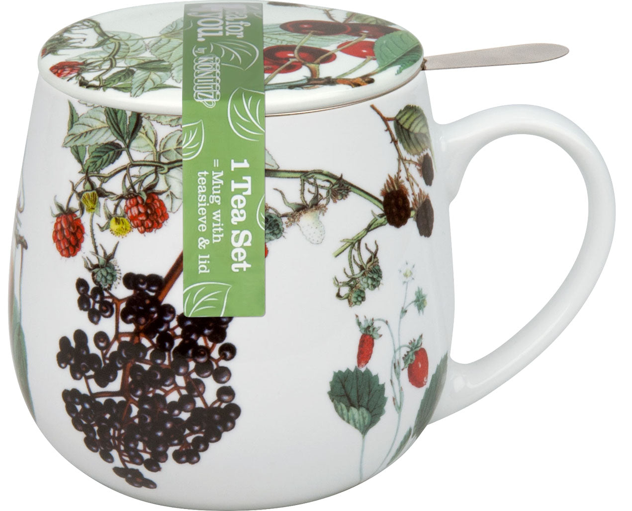 Becher mit Sieb und Deckel My favourite tea Früchte