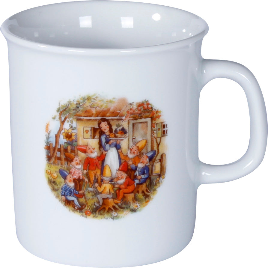 Kindergedeck 3-tlg. Porzellan Wunderschönes buntes Märchenmotiv "Schneewittchen"