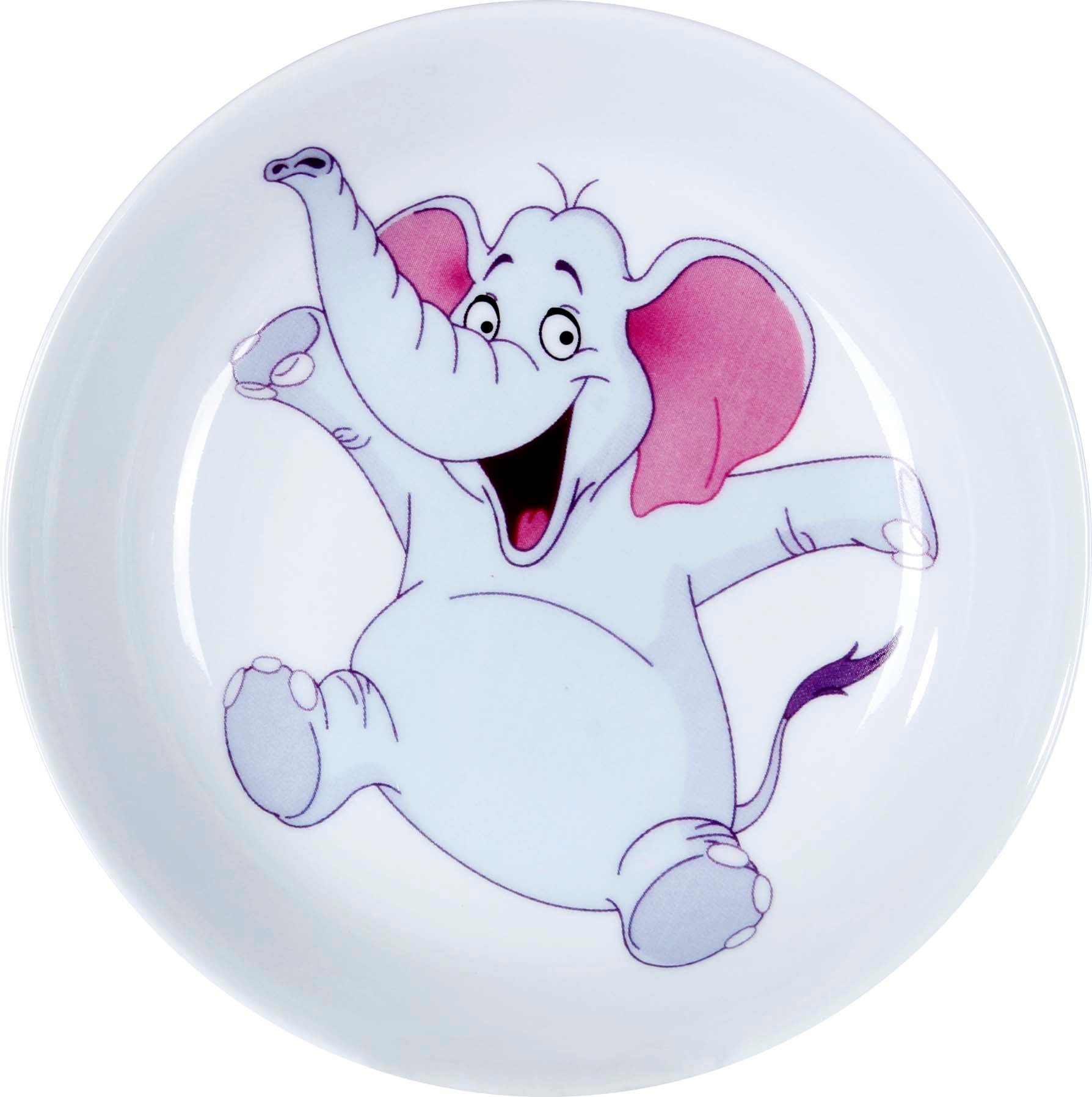 Kindergedeck 3-tlg. Porzellan fliegender Elefant by L.E.R.D.93