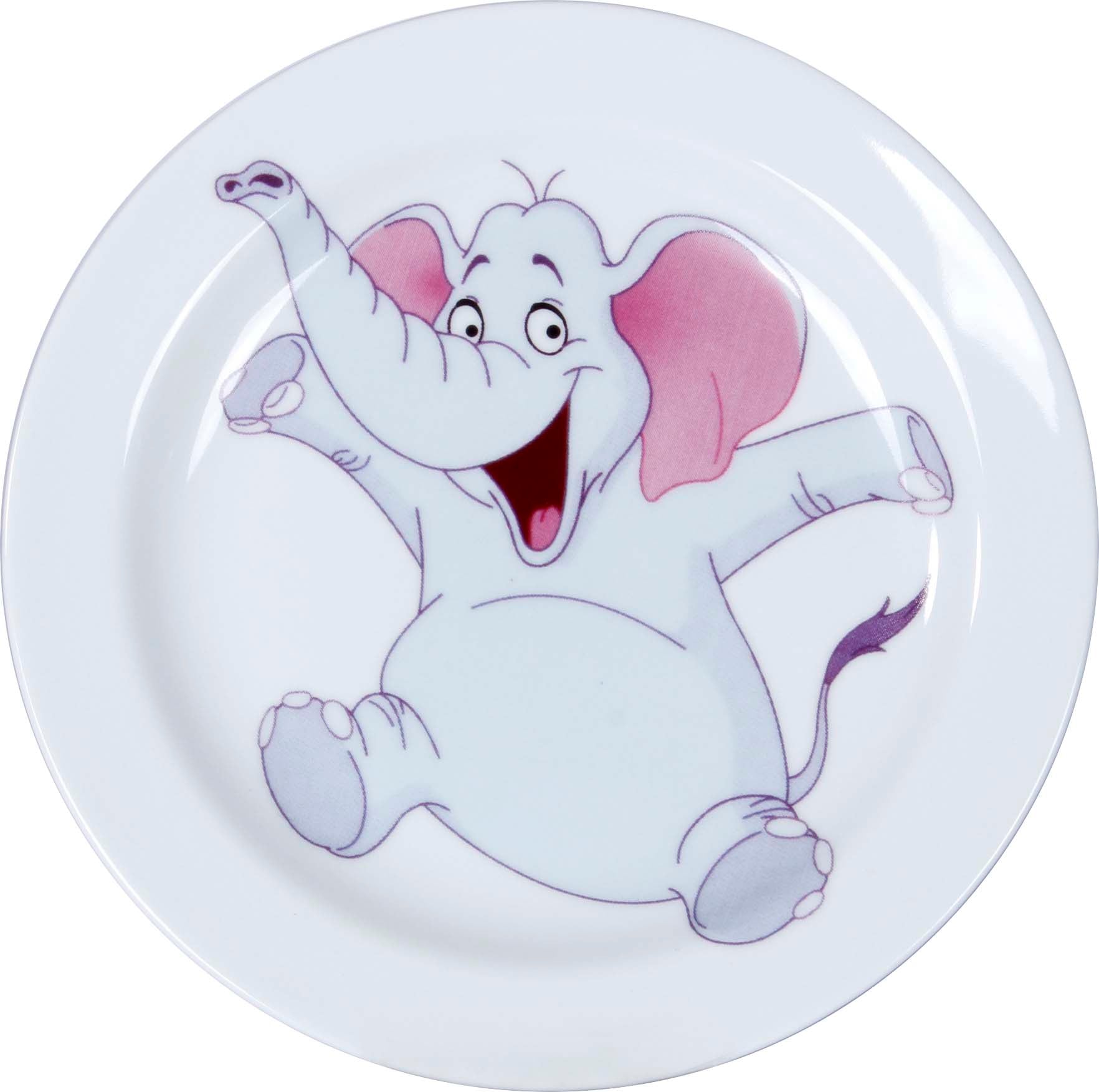 Kindergedeck 3-tlg. Porzellan fliegender Elefant by L.E.R.D.93