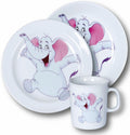 Kindergedeck 3-tlg. Porzellan fliegender Elefant by L.E.R.D.93