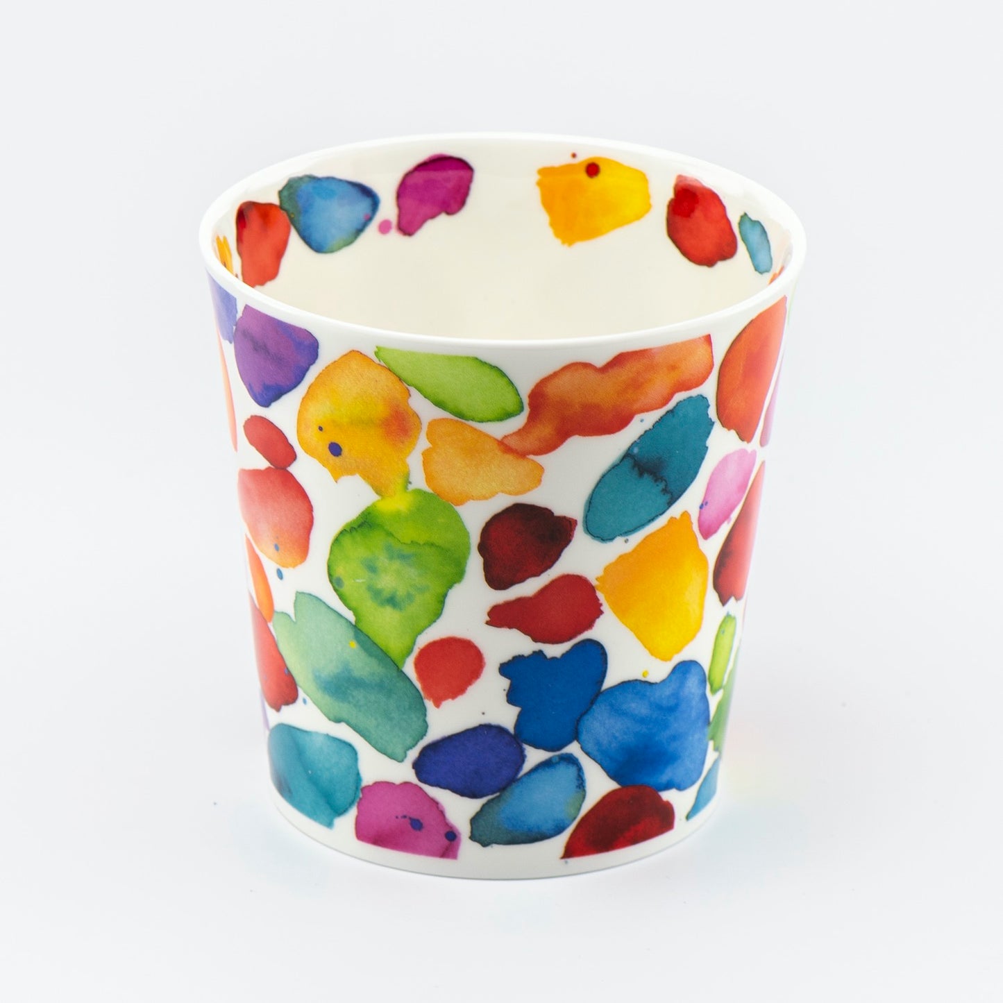 Dunoon Becher Teetasse Kaffeetasse Cairngorm Blobs rot