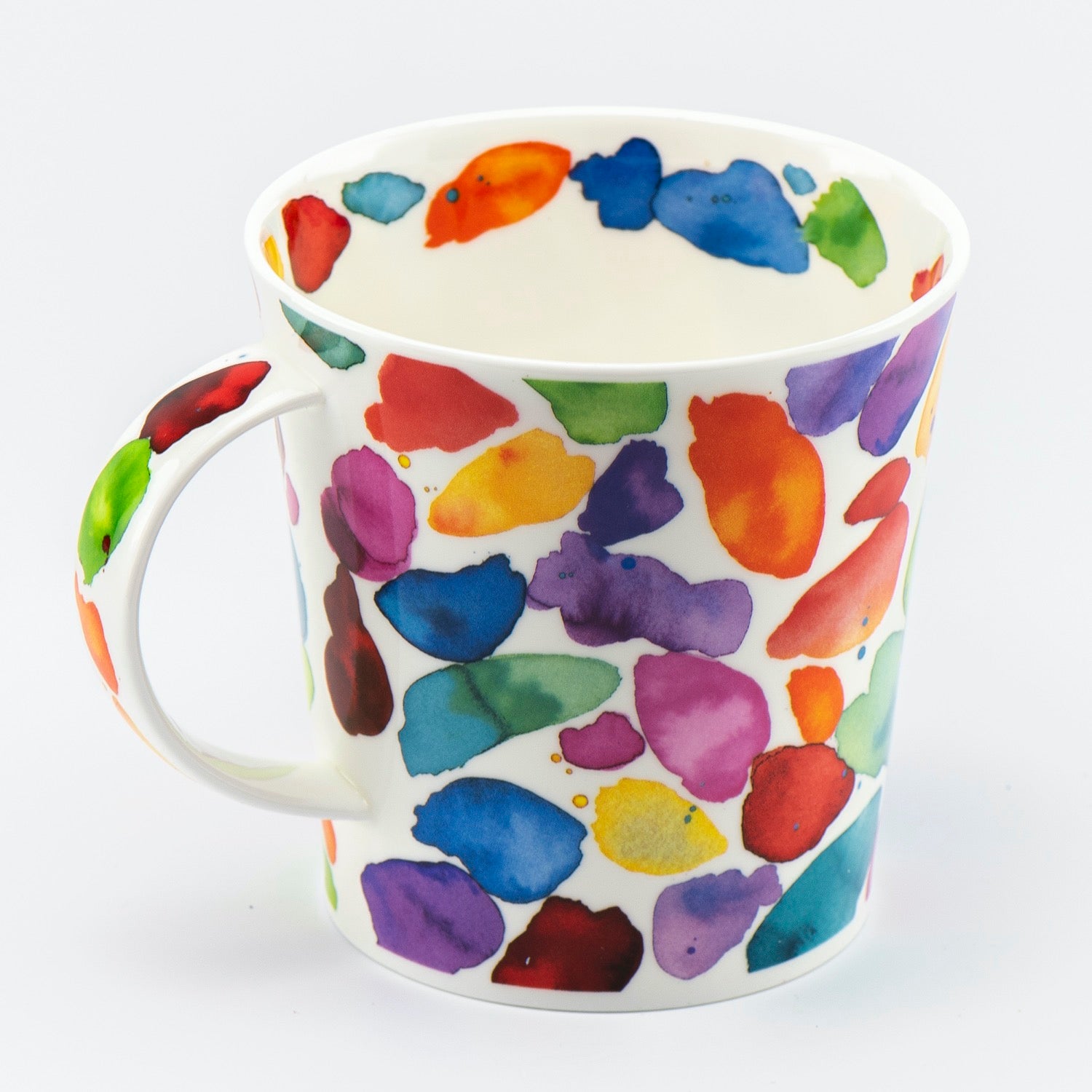 Dunoon Becher Teetasse Kaffeetasse Cairngorm Blobs rot