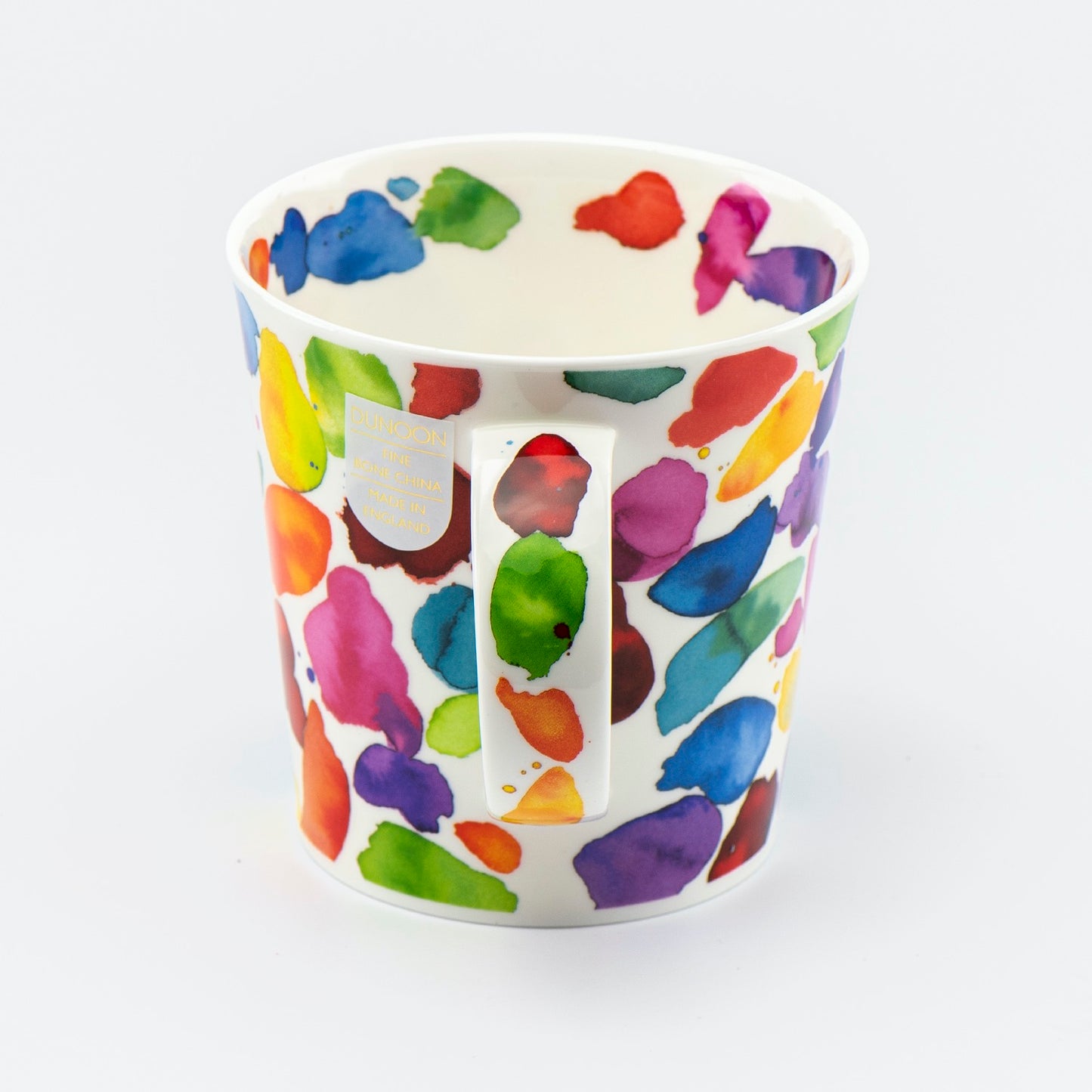 Dunoon Becher Teetasse Kaffeetasse Cairngorm Blobs rot