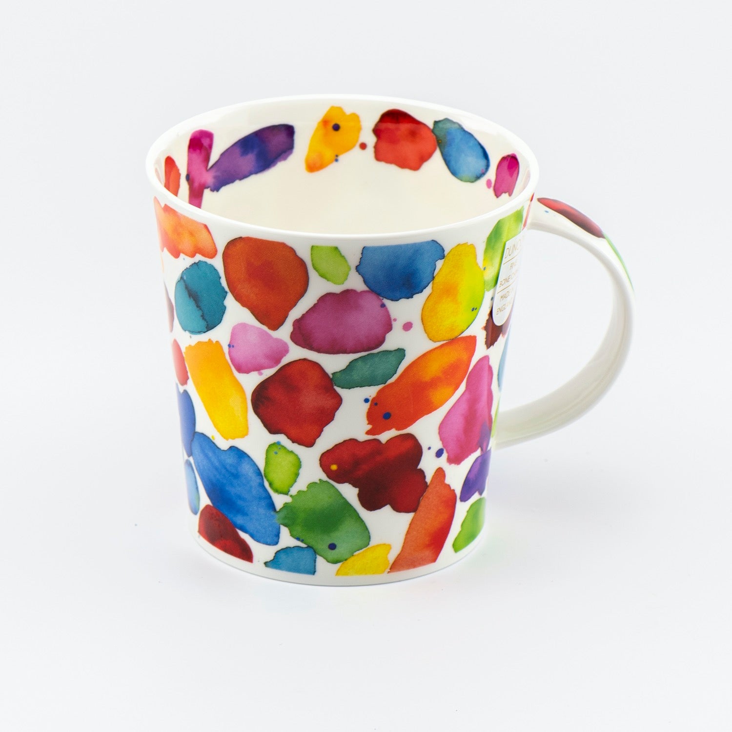 Dunoon Becher Teetasse Kaffeetasse Cairngorm Blobs rot