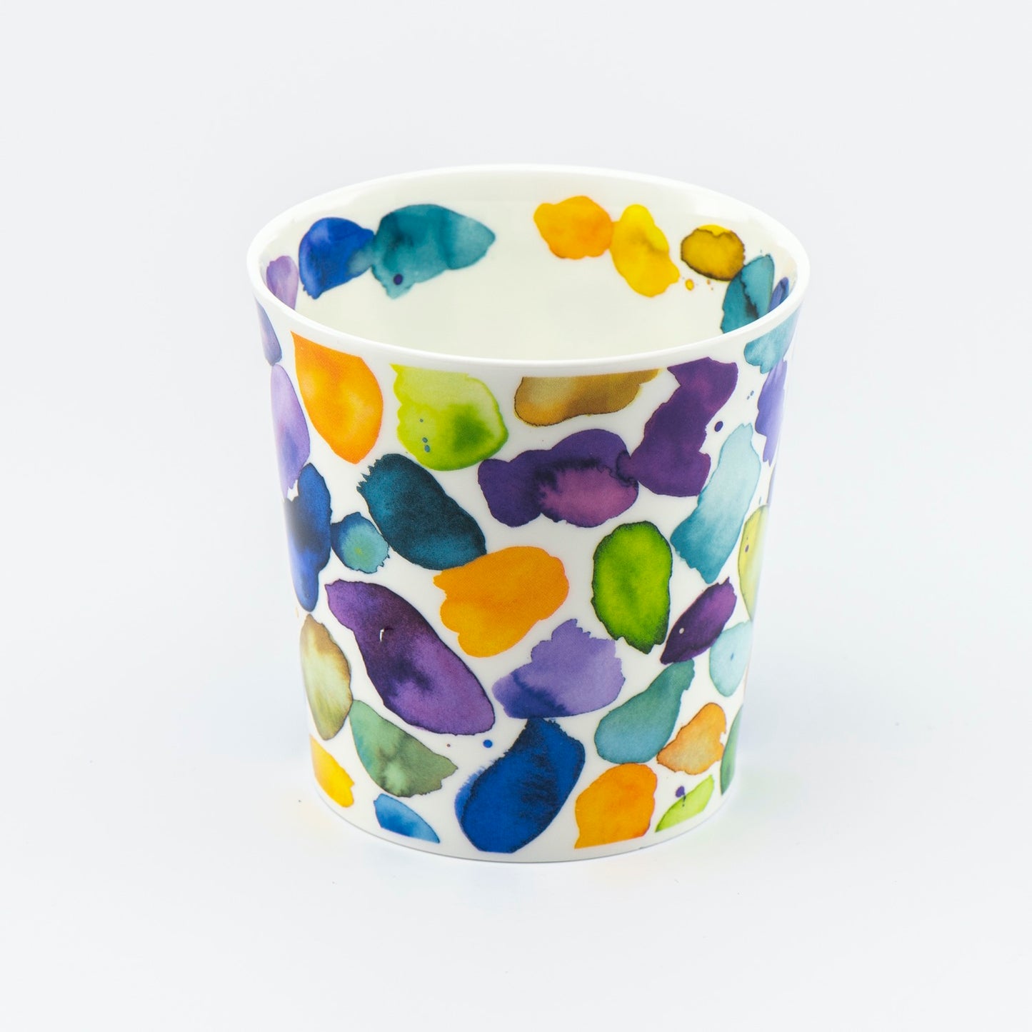 Dunoon Becher Teetasse Kaffeetasse Cairngorm Blobs blau