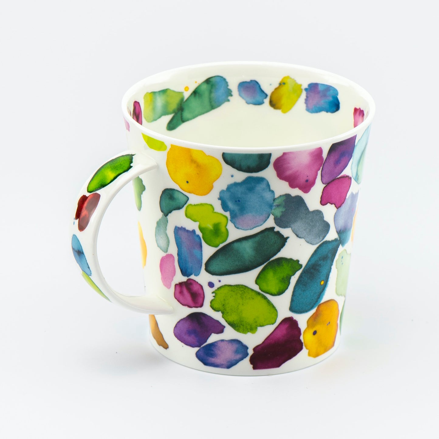 Dunoon Becher Teetasse Kaffeetasse Cairngorm Blobs grün