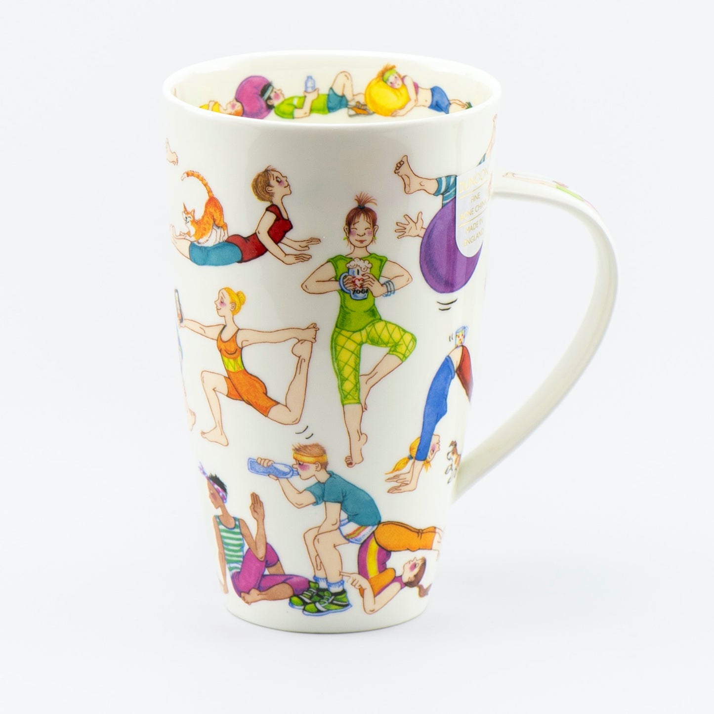 Dunoon Becher Teetasse Kaffeetasse Henley Porzellan-Becher verschiedene Dekore