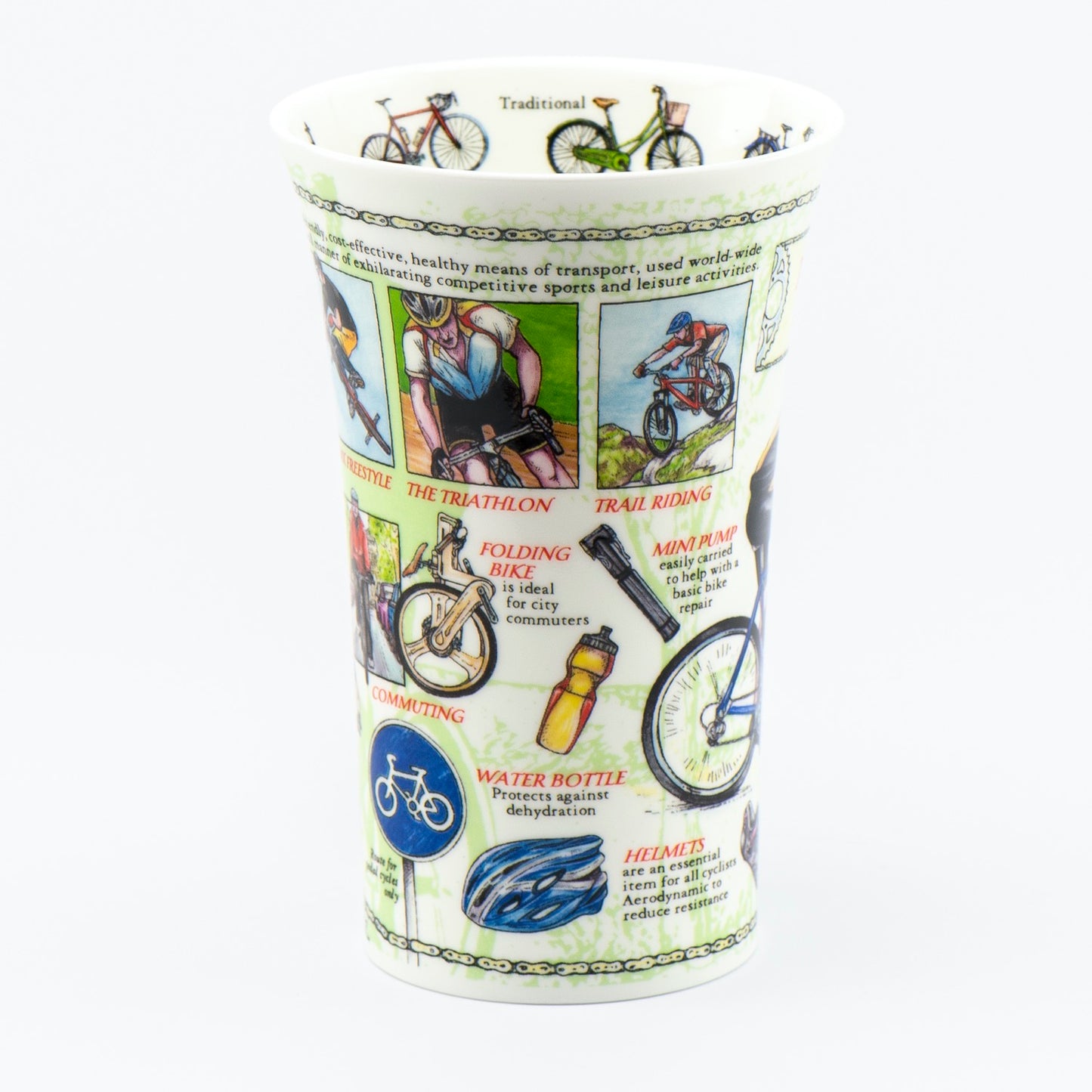 Dunoon Becher Teetasse Kaffeetasse  Glencoe World of the Bike