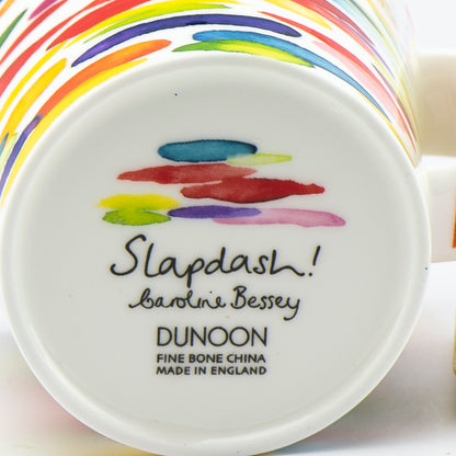 Dunoon Kaffee-Becher Tee-Tasse Cairngorm Slapdash rot