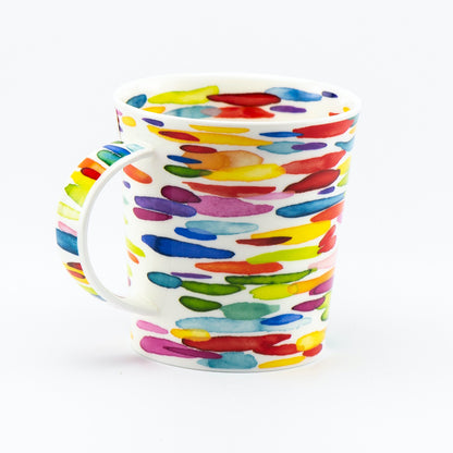 Dunoon Kaffee-Becher Tee-Tasse Cairngorm Slapdash rot