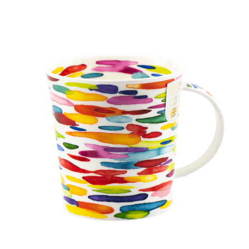 Dunoon Kaffee-Becher Tee-Tasse Cairngorm Slapdash rot