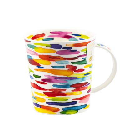 Dunoon Kaffee-Becher Tee-Tasse Cairngorm Slapdash rot