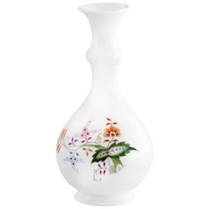 [20] Vase, Form "Neuer Ausschnitt", "Rainbow Zwiebelmuster", H 16 cm