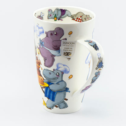 Dunoon Becher Teetasse Kaffeetasse Henley Porzellan-Becher verschiedene Dekore