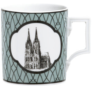 Henkelbecher, Form "Berlin", City Mug, "Köln", V 0,25 l