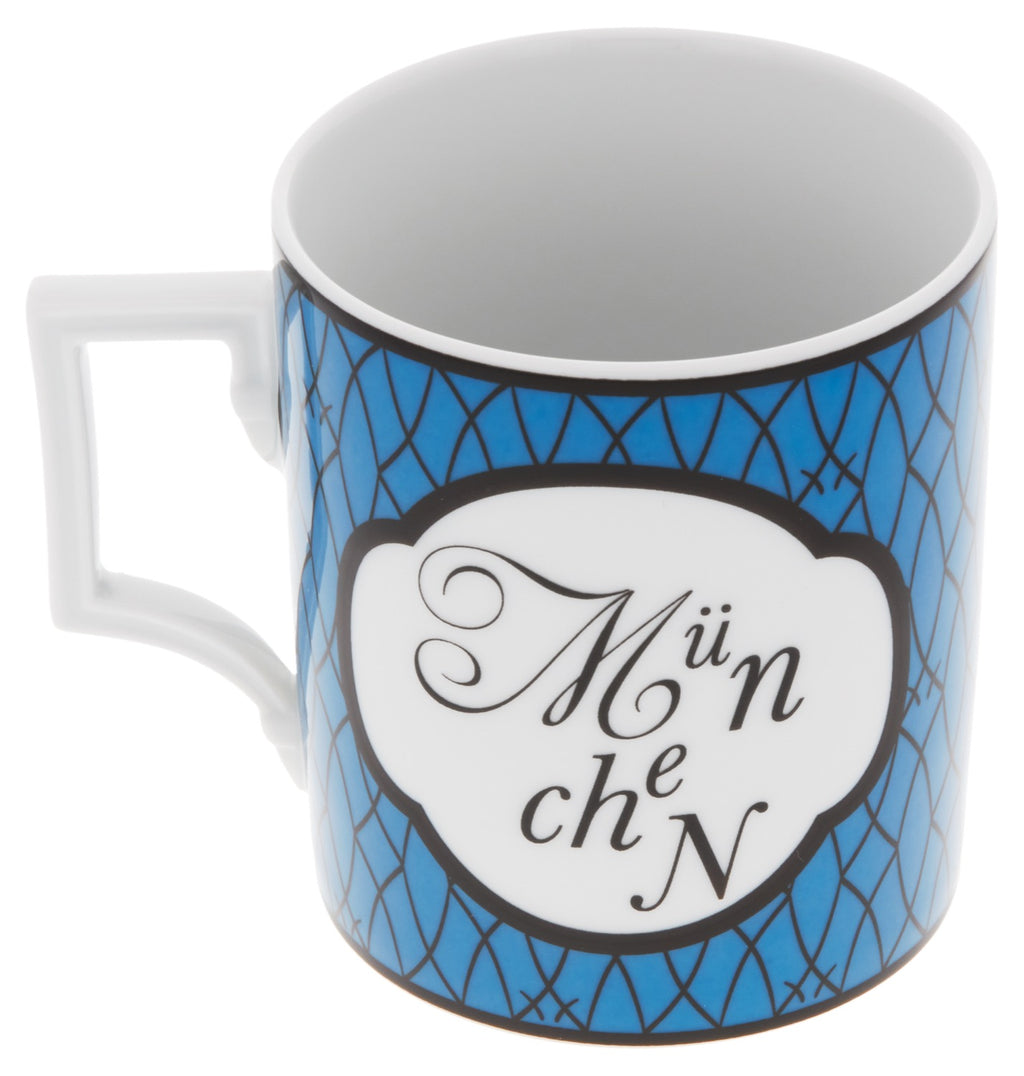 Henkelbecher, Form "Berlin", City Mug, "München", V 0,25 l