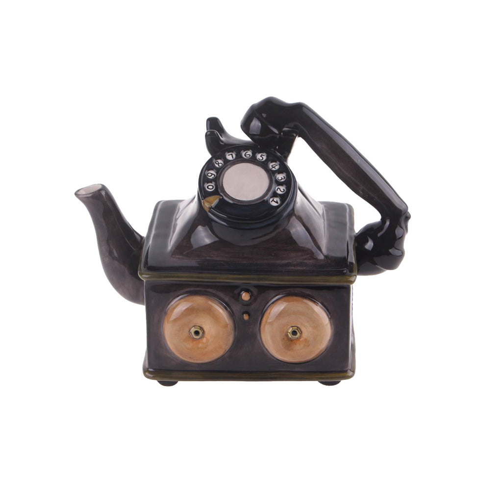 Jameson und Tailor Handbemalte Leichtkeramik Teekanne - Kunstvolles Design im Geschenkkarton