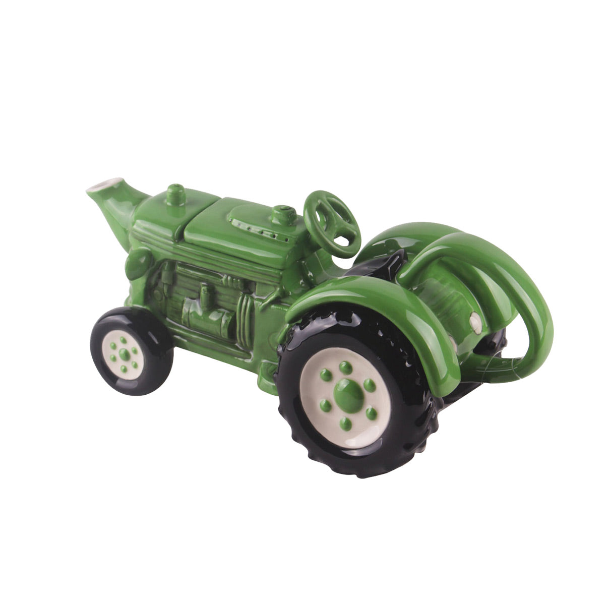 Jameson und Tailor Handbemalte Leichtkeramik Teekanne - Kunstvolles Design im Geschenkkarton