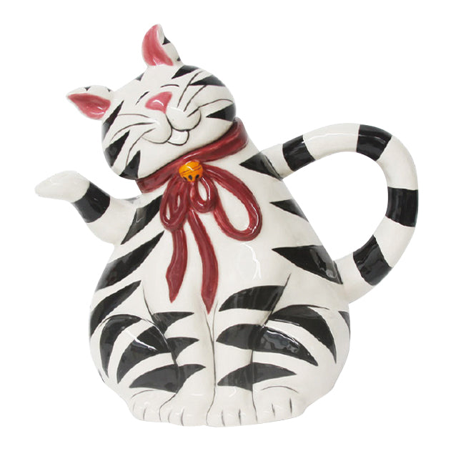 Kunstvolle Leichtkeramik-Teekanne mit Tiermotiv: Stilvoll genießen