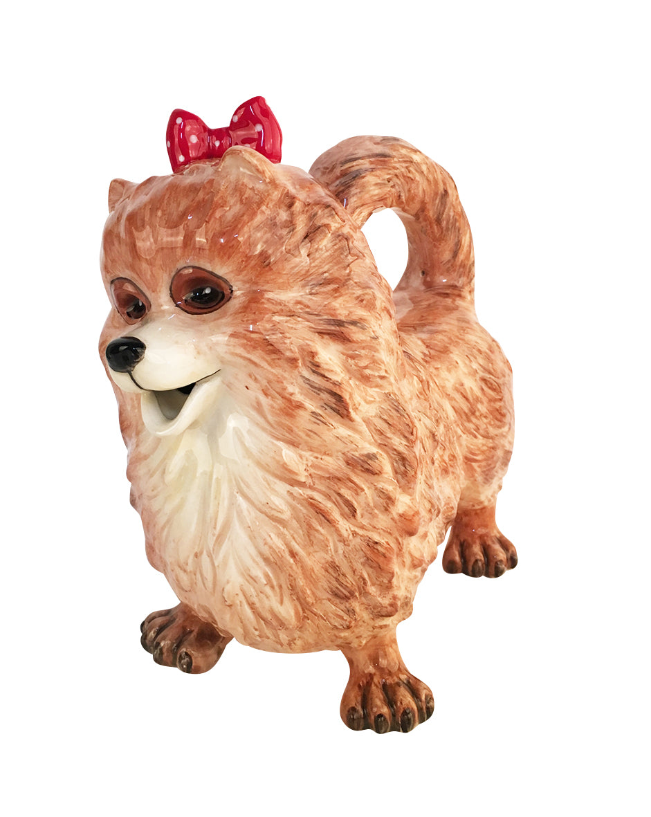 Kunstvolle Leichtkeramik-Teekanne mit Tiermotiv: Stilvoll genießen