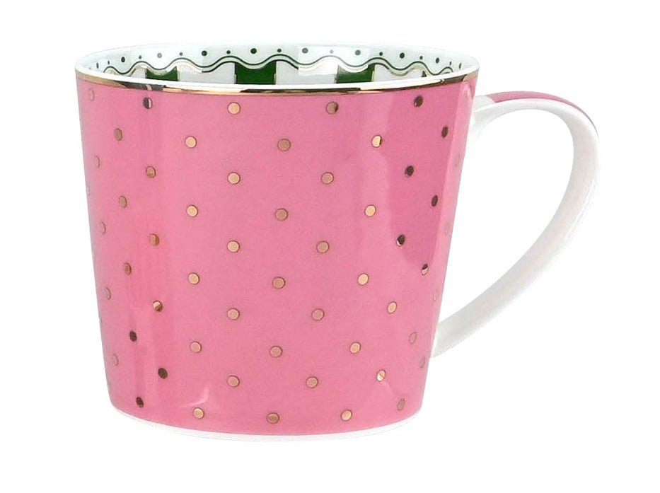 Henkelbecher New Bone China mit Innendekoration