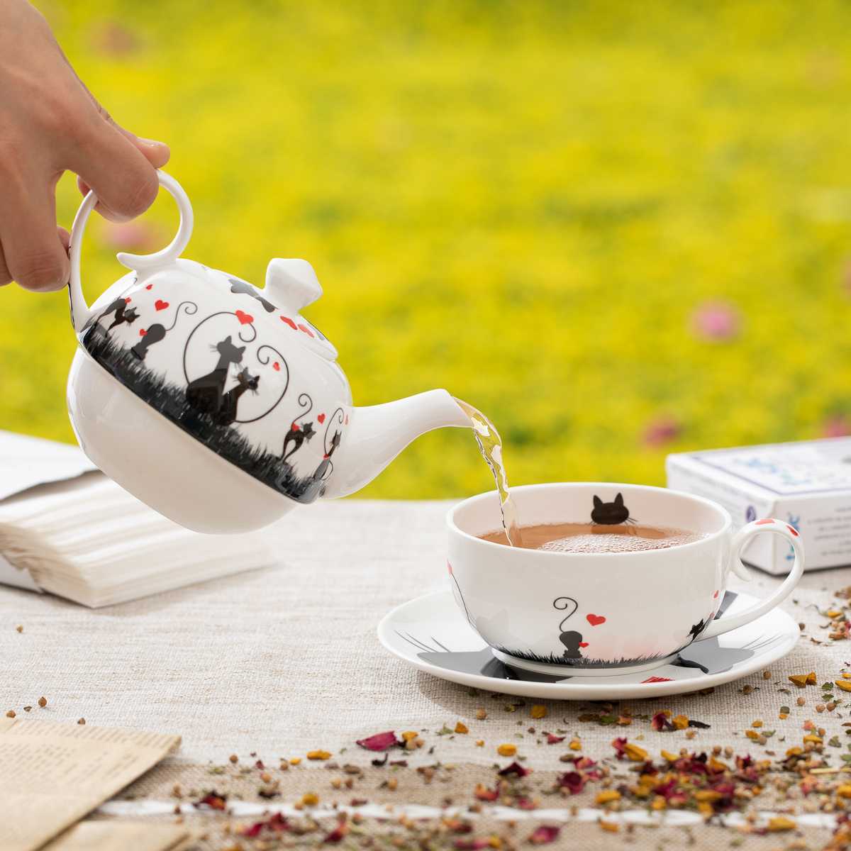 Jameson & Tailor Tea for One Brillantporzellan: Genussvolles Teeerlebnis in eleganter Perfektion