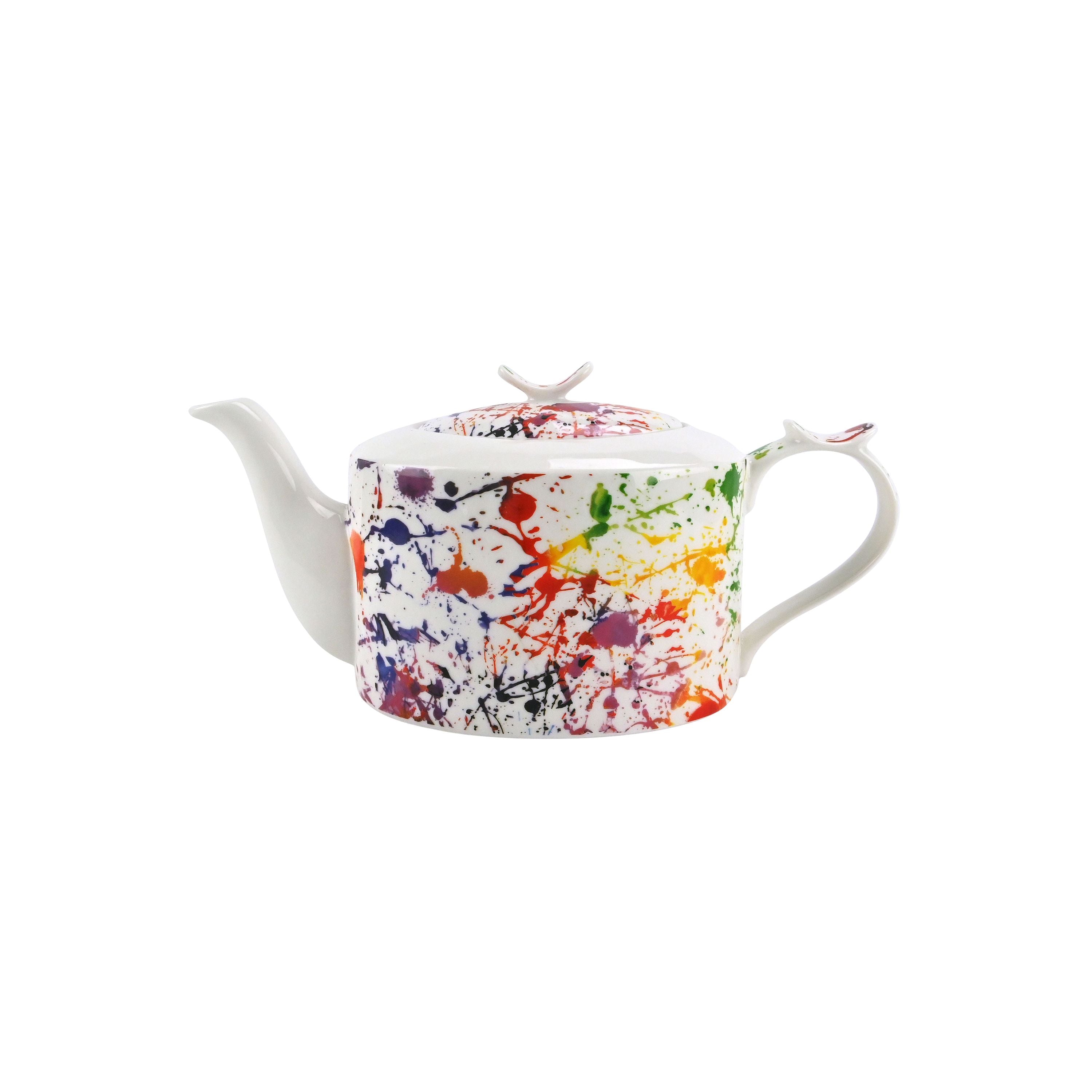 Teekanne Brillantporzellan 1,2 l mit Daumenablage