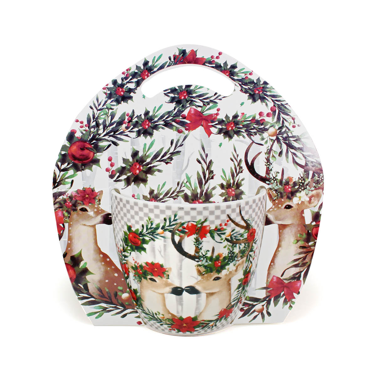 Henkelbecher in Geschenkverpackung