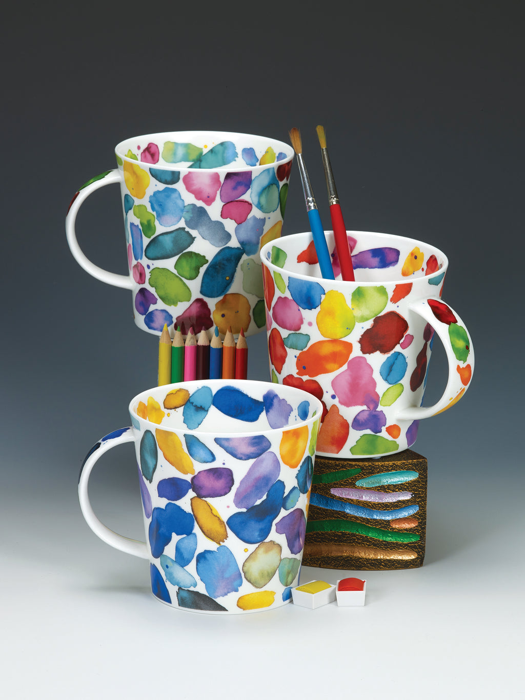 Dunoon Becher Teetasse Kaffeetasse Cairngorm Porzellan-Becher versch. Dekore