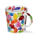 Dunoon Becher Teetasse Kaffeetasse Cairngorm Blobs rot