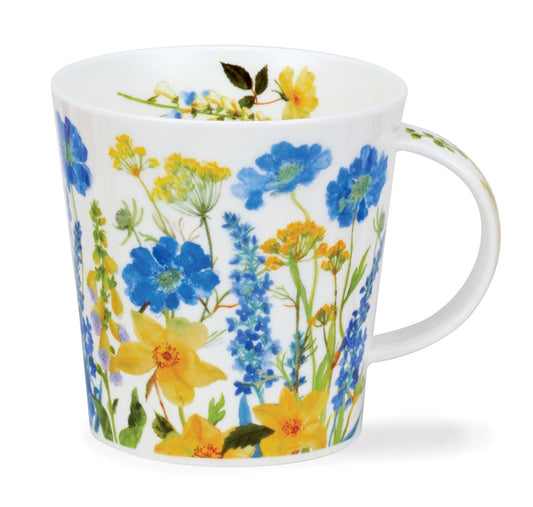 Dunoon Becher Form Cairngorm - Dekor COTTAGE BORDER - BLUE