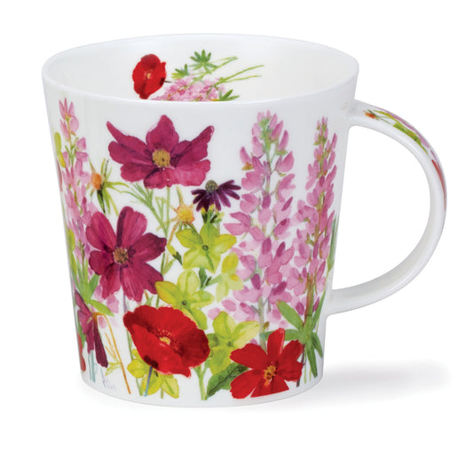 Dunoon Becher Form Cairngorm - Dekor COTTAGE BORDER - PINK